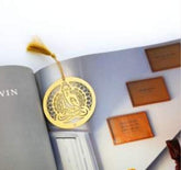 Beautiful Buddha Golden Brass Metal Bookmark with Golden Tassel