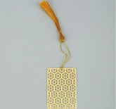 Hexa Taj Golden Brass Metal Bookmark