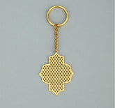 Noor Collection Taj Jaali Brass Key Chain