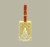 Adoraa's Rythym Collection Buddha Brass Luggage Tag