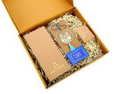 Owl car rear view mirror hanging décor in brass metal