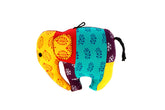 Elephant Shape Multicolor Handmade Cushion