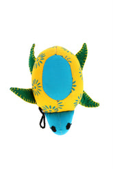 Adoraa's Tortoise Shape Yellow and Green Handmade Décor/Toy