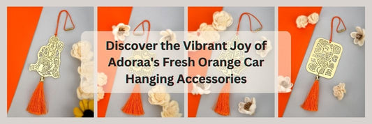 Discover the Vibrant Joy of Adoraa's Fresh Orange Car Hanging Accessories