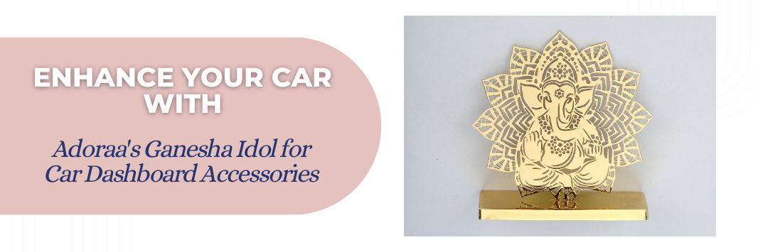 Enhance Your Car with Adoraa's Ganesha Idol for Car Dashboard Accessories