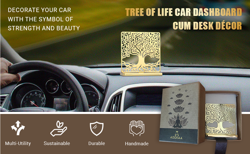 A Multipurpose Decor - Car Dashboard Cum Desk Decor