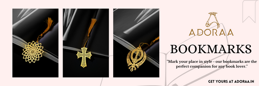 Unleash Your Inner Bookworm: Adoraa's Brass Bookmark Charms - Where Elegance Meets Literary Magic