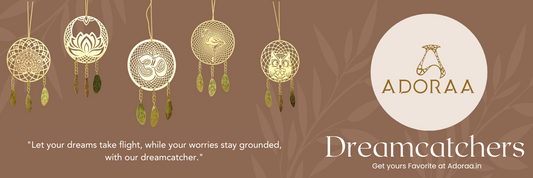 Elevate Your Home Décor with Adoraa's Brass Metal Dreamcatchers: Embrace Elegance and Positive Energy