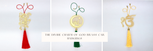 The Divine Charm of God Brass Car Hangings