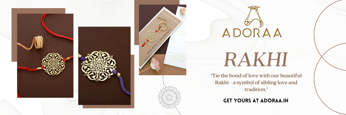 Embrace Tradition and Elegance: Celebrate Raksha Bandhan with Adoraa's Exquisite Brass Rakhi Collection