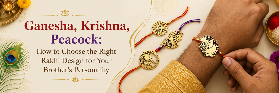 Ganesha, Krishna, Peacock: How to Choose the Right Rakhi Design for Your Brother's Personality