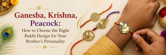Ganesha, Krishna, Peacock: How to Choose the Right Rakhi Design for Your Brother's Personality