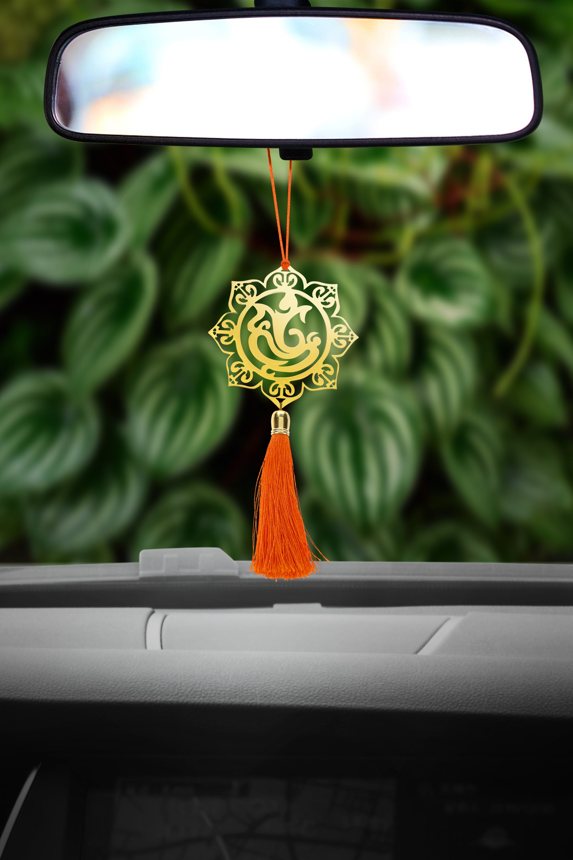 Buy Adoraa's handcrafted ganesha gampati car rear view mirror décor hanging  accessories online in india – ADORAA