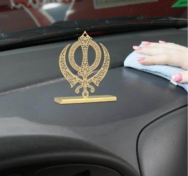 Khanda Desk/Car Dashboard Décor