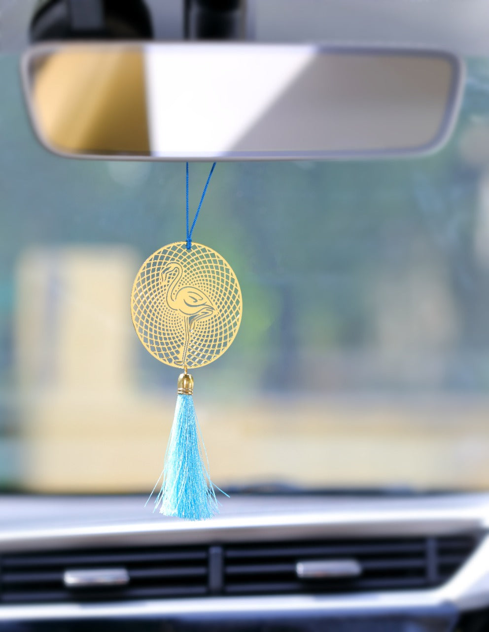 Rear view mirror deals chain