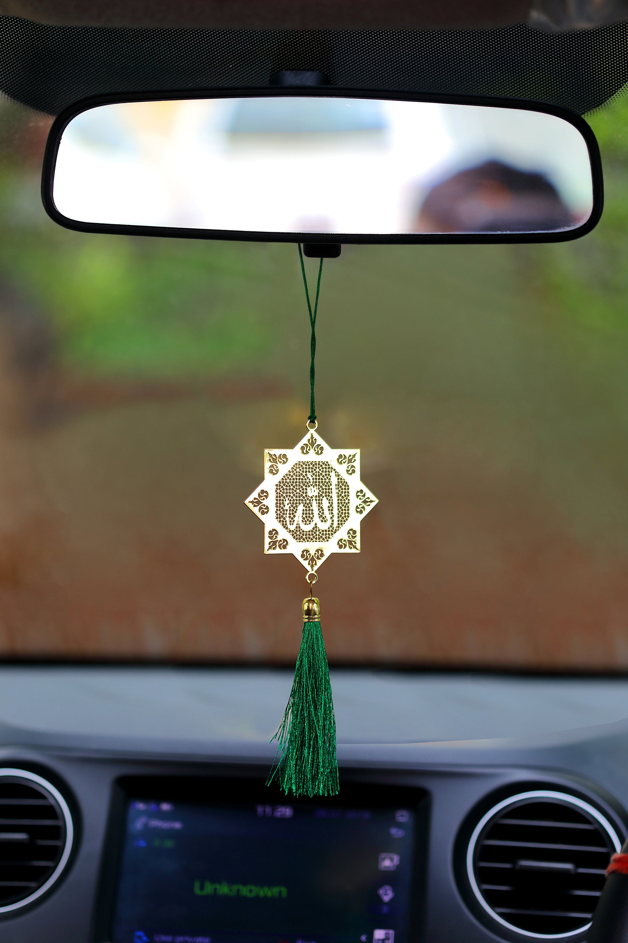Buy Adoraa's handcrafted allah car rear view mirror décor hanging  accessories online in india – ADORAA