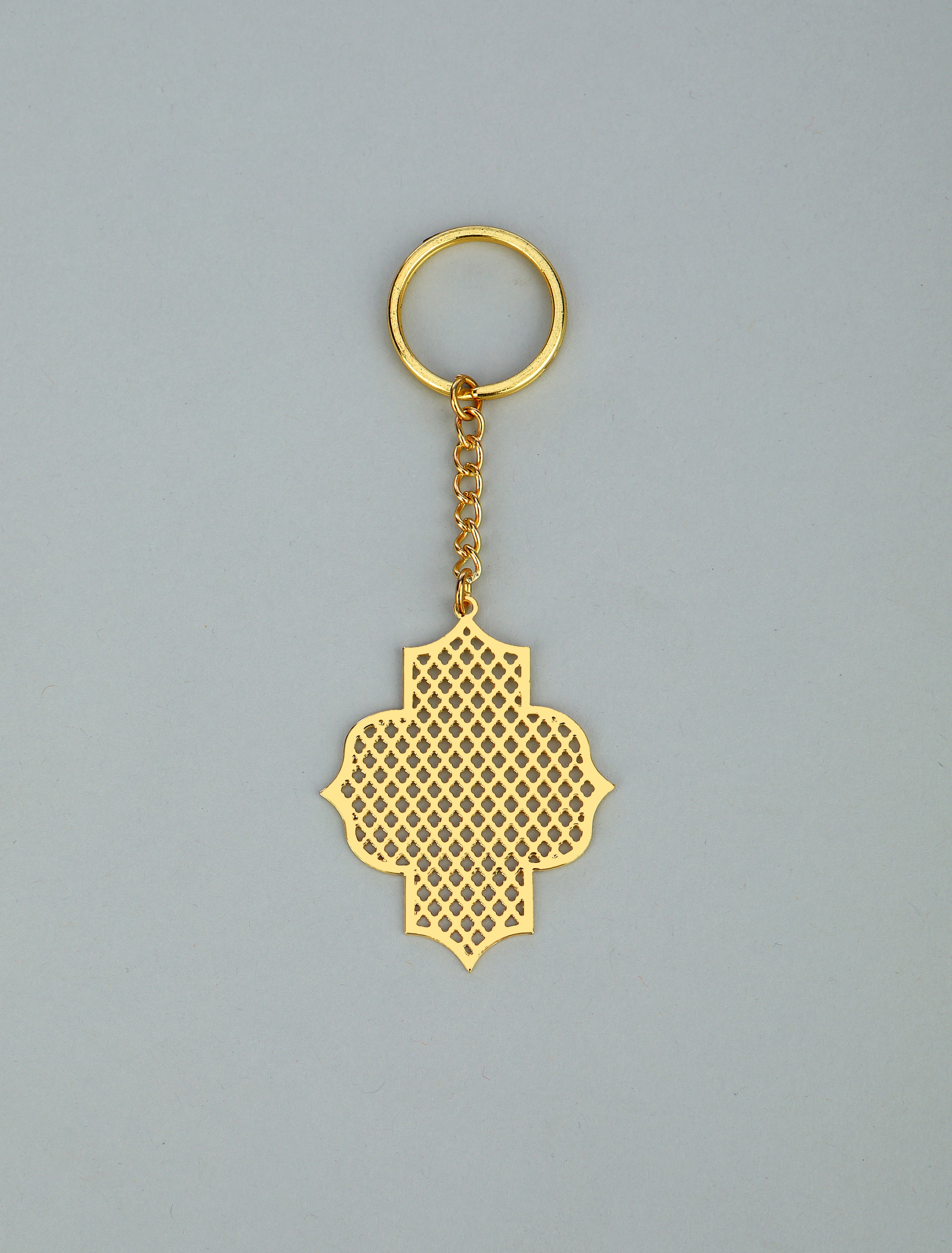 Adoraa's Noor Collection Taj Jaali Brass Key Chain