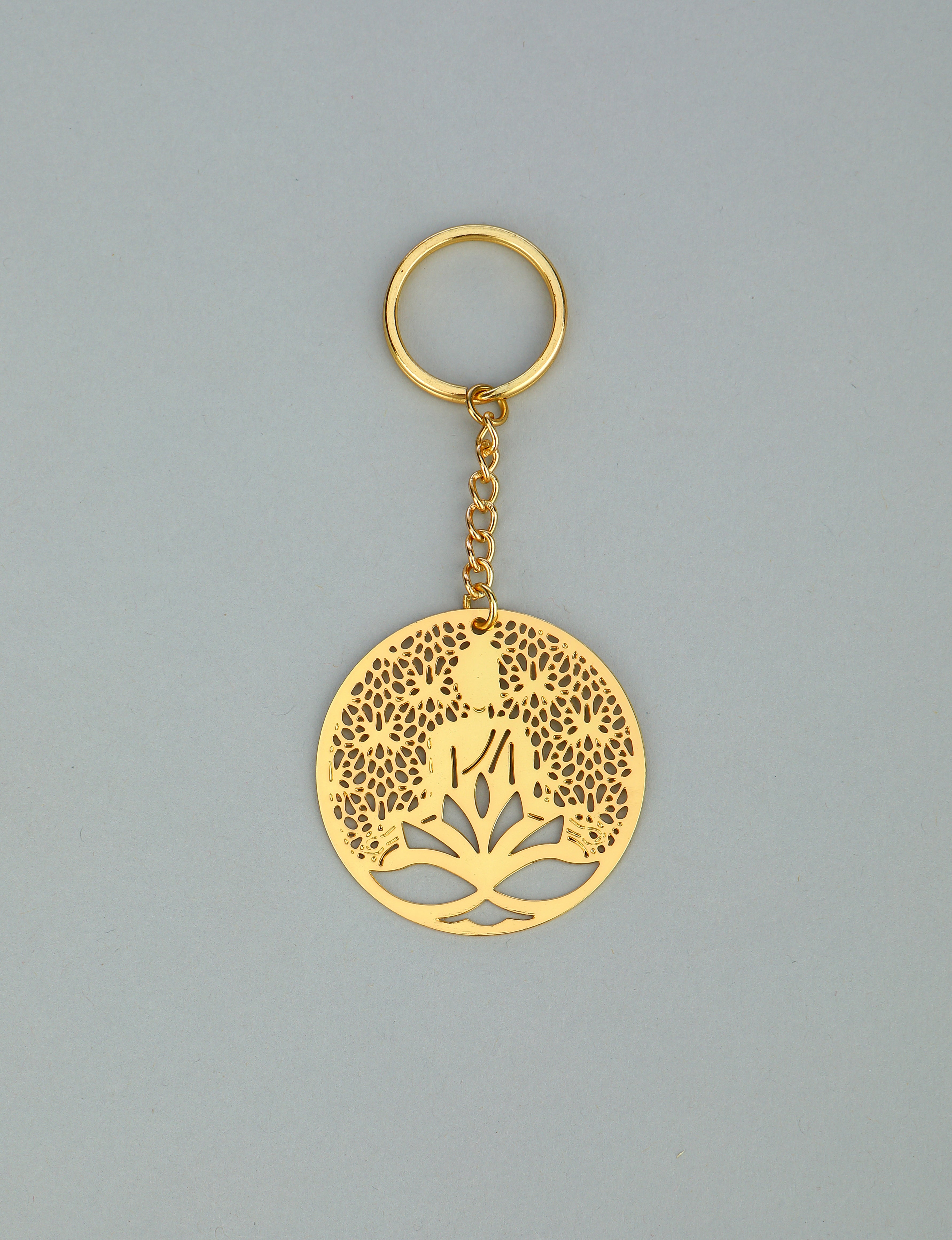 Rythym Collection Buddha Brass Key Chain